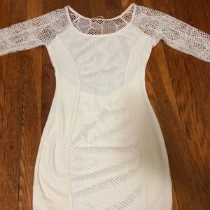 White lace dress